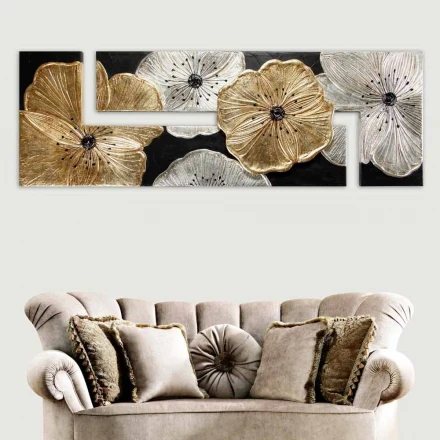 Rahmen Petunia Gold-Pintdecor Viadurini