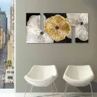 Rahmen Petunia Kleine Gold-Pintdecor Viadurini