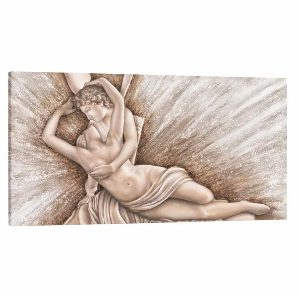 Modernes Canvas-Design auf der Hand in Italien Aurora gemacht Viadurini