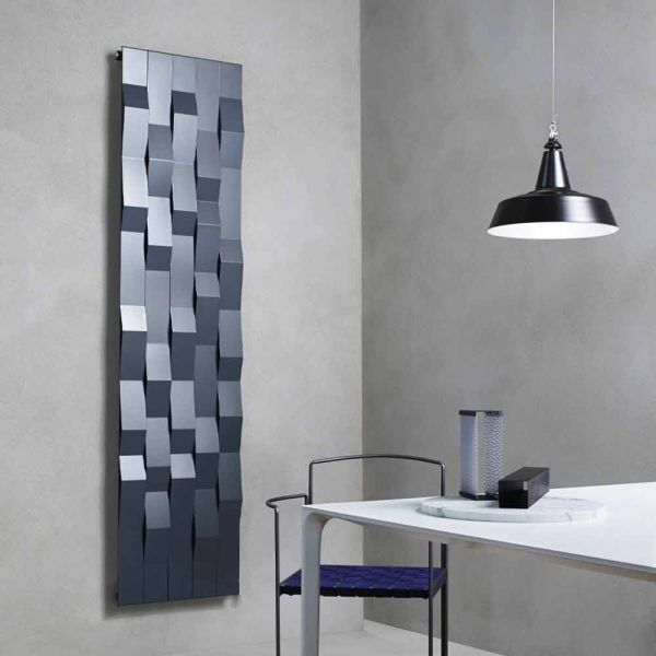 Modernes design stahlwand elektrischer heizkörper bis 1400 watt - stein