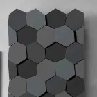 Modernes Design Kühler in Stahl Vertikales Design 834 Watt - Honig Viadurini