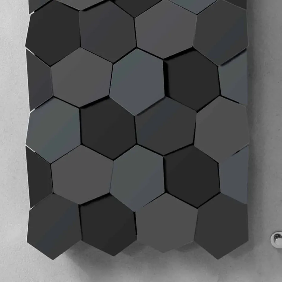 Modernes Design Kühler in Stahl Vertikales Design 834 Watt - Honig Viadurini