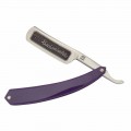 Rasiermesser aus lila Harz und Stahl Made in Italy - Mello