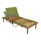 Einzelliege mit Holzsockel Bio Energy Plus ATP Motorisiert - Energy Viadurini