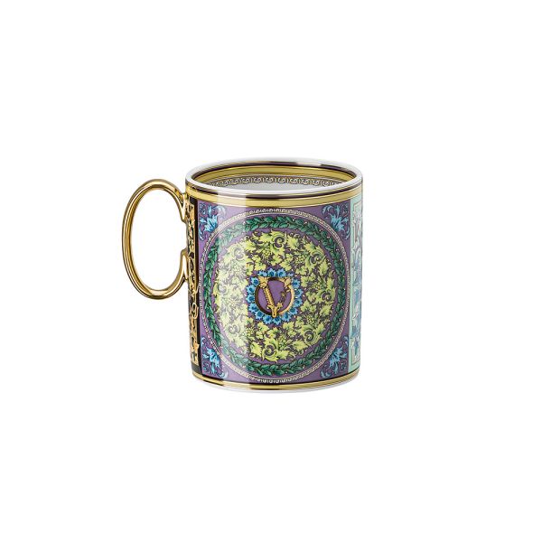 Rosenthal versace barocco mosaic 4 gläser mit porzellanhenkel - mosaik