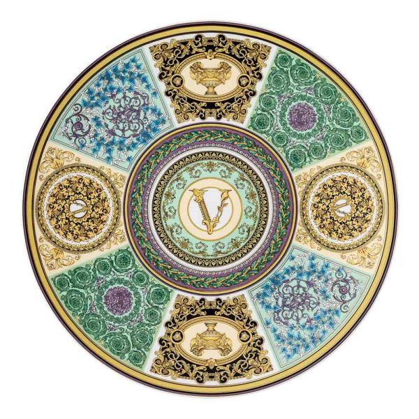 Rosenthal versace barocco mosaic platzhalterteller durchmesser 33 cm - mosaik