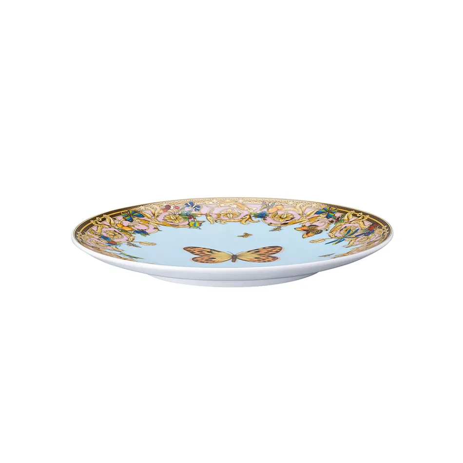 Rosenthal Versace Le Jardin 4 Speiseteller Durchmesser 17 cm aus Porzellan - Jardin Viadurini