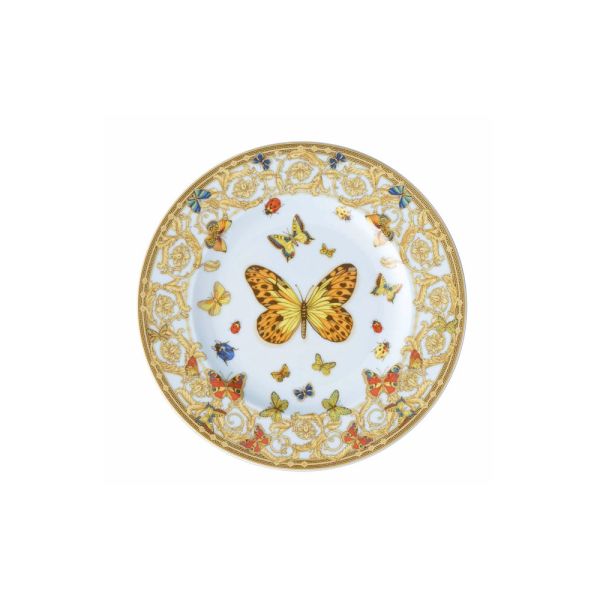 Rosenthal versace le jardin 4 speiseteller durchmesser 18 cm aus porzellan - jardin