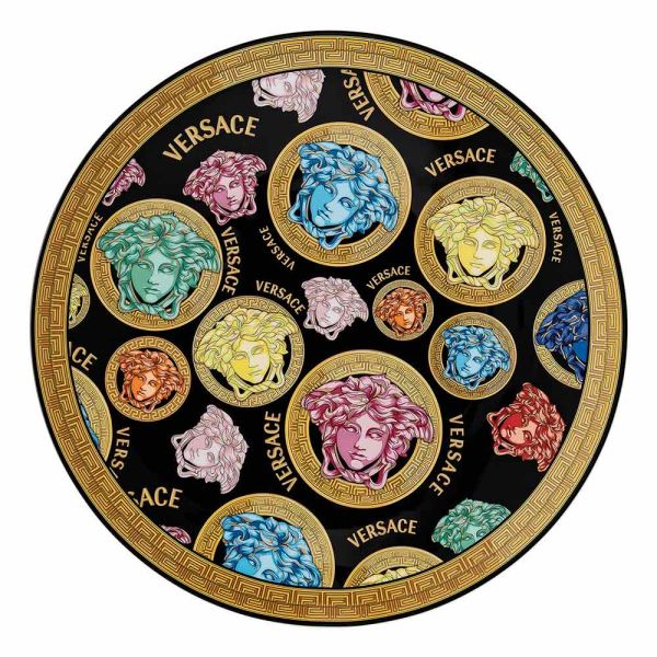 Rosenthal versace medusa amplified multicolor tischkartenteller - amplifiedmulticolor