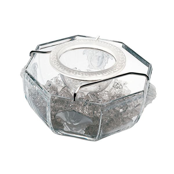 Rosenthal versace medusa crystal kaviarschale aus kristall - medusacrystal