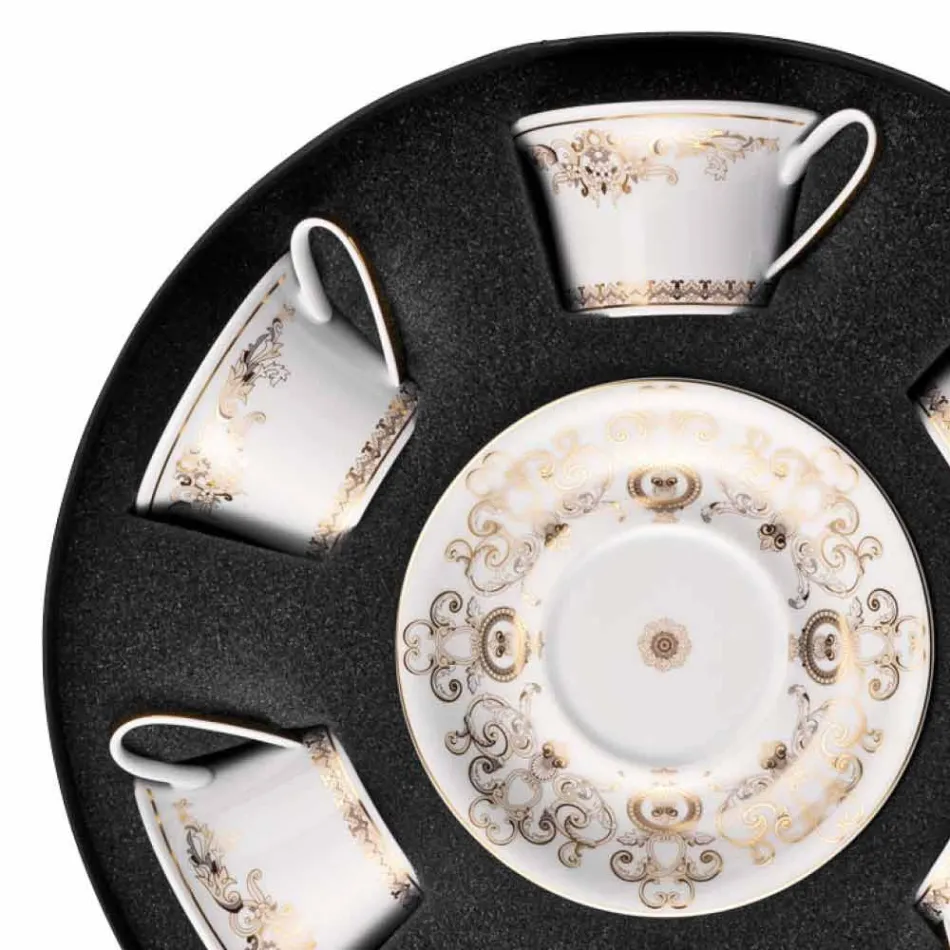 Rosenthal Versace Medusa Gala Porzellantasse 6-teilig Viadurini