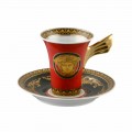 Rosenthal Versace Red Medusa Porzellan Design Kaffeetasse