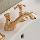 Vintage 3-Loch-Waschtischarmatur aus Messing, hergestellt in Italien – Klarisa Viadurini