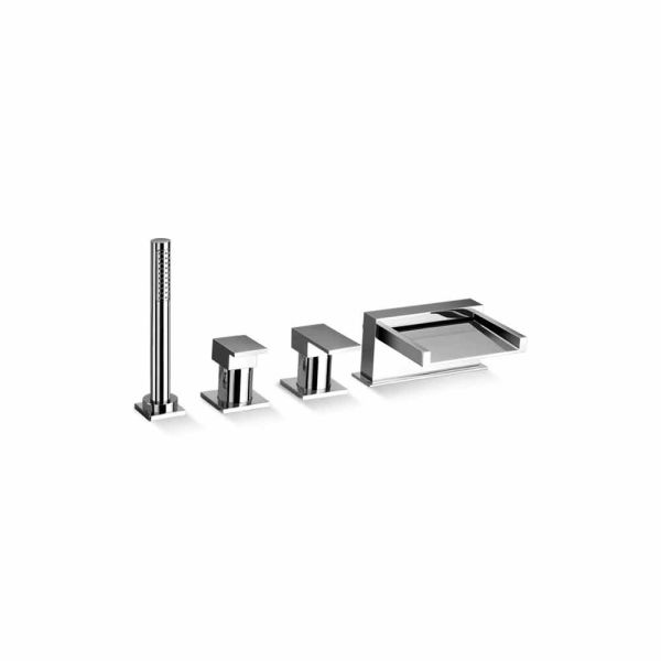Made in italy design 4-loch badewanne mischbatterie - bibo