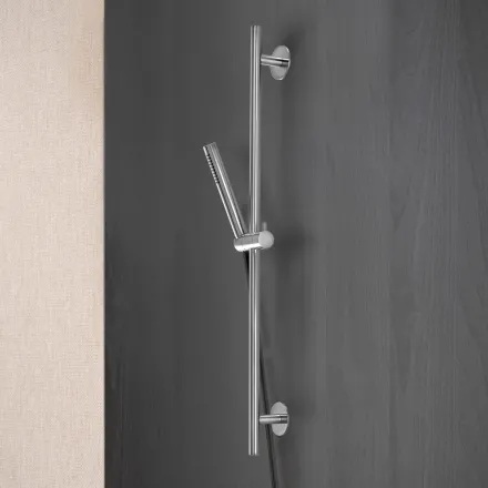 Minimalistischer Wasserhahn und Steckdose aus Edelstahl AISI 316L - Klauen Viadurini