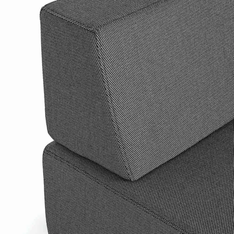 Modernes Design Outdoor Corner Lounge aus Homemotion Stoff - Benito Viadurini