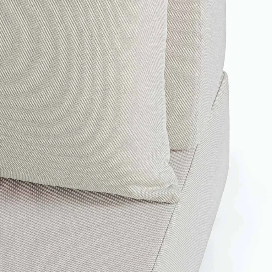 Modernes Design Outdoor Corner Lounge aus Homemotion Stoff - Benito Viadurini