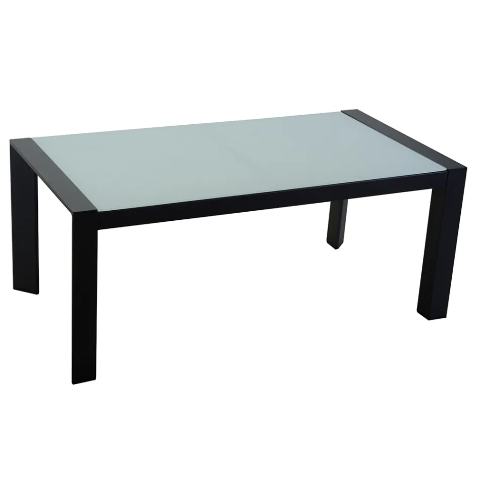 Wohnzimmer, bestehend aus Sofa, Couchtisch und Sesseln mit Fußstütze - Anschlagtafel Viadurini