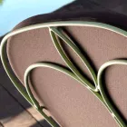 Outdoor-Lounge mit handgefertigter Eisenstruktur Made in Italy - Melinda Viadurini