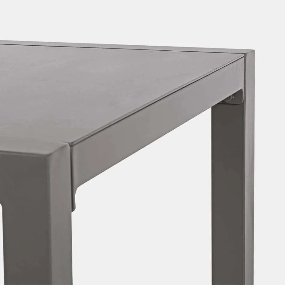 Outdoor Lounge aus Aluminium mit Kissen aus Stoff - Armonia Viadurini