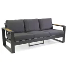 Outdoor Lounge aus Aluminium und Polywood Armlehnen - City Viadurini