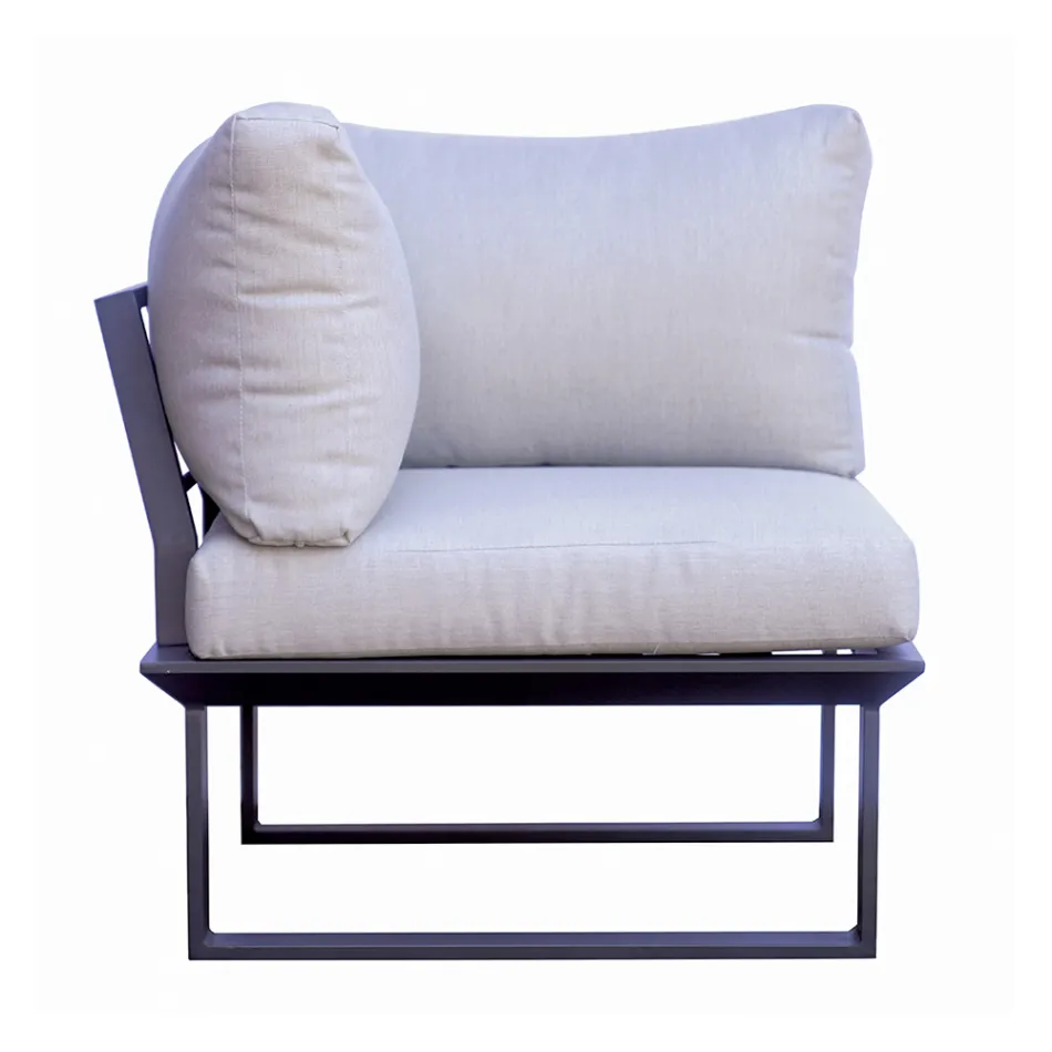 Gartenlounge bestehend aus 2 Sofas und Mitteltisch - Pippo Viadurini