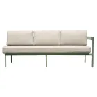 Gartenlounge mit 2 Sofas und 1 Aluminium-Couchtisch - Daisy Viadurini