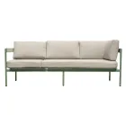 Gartenlounge mit 2 Sofas und 1 Aluminium-Couchtisch - Daisy Viadurini