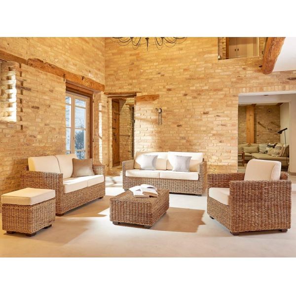 Abaca garden lounge komplett mit kissen - raziel
