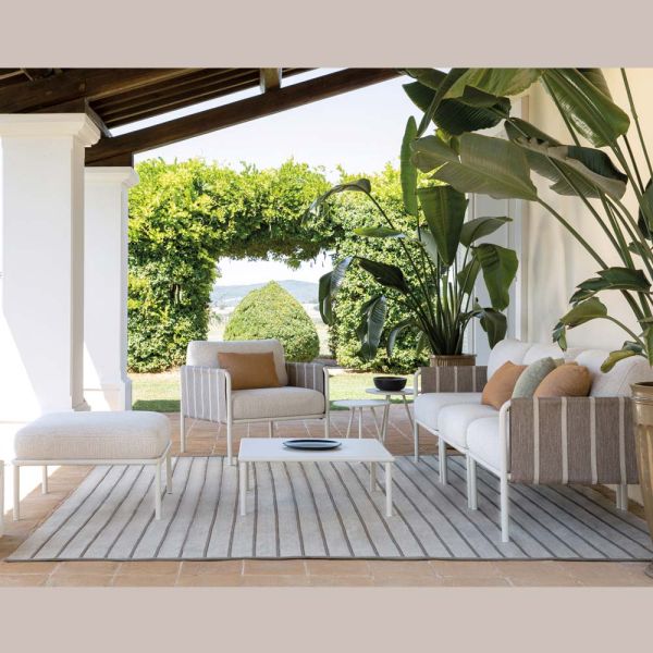 Galvanisiertes metall garten wohnzimmer und stoff kissen - sognando
