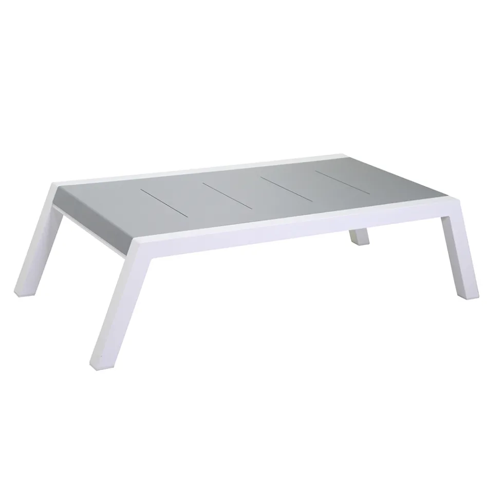 Garten-Lounge aus Aluminium - Pastellfarben Viadurini