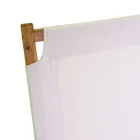 Wohnzimmer aus geöltem Akazienholz in Naturfarbe und Stoff - Bottega Viadurini