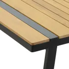 Wohnzimmer aus Aluminium mit Details aus brasilianischem Teakholz - Tagebuch Viadurini