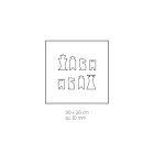 Schachbrett für Schach und Dame aus Acrylglas Made in Italy - Smanto Viadurini