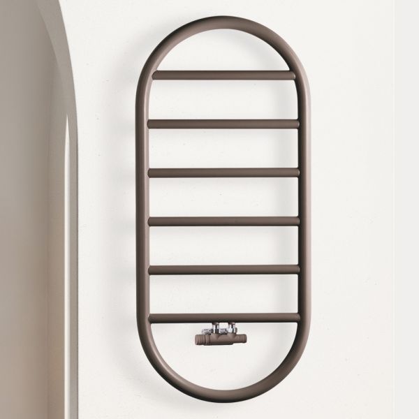 Design handtuchwärmer all round bubble aus stahl made in italy - smooth