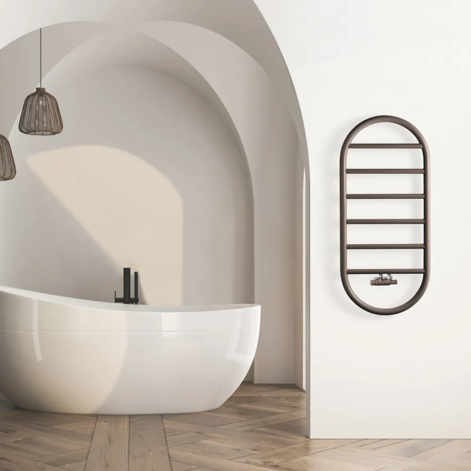 Design Handtuchwärmer "All Round Bubble" aus Stahl Made in Italy - Smooth Viadurini