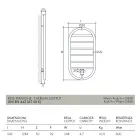Design Handtuchwärmer "All Round Bubble" aus Stahl Made in Italy - Smooth Viadurini