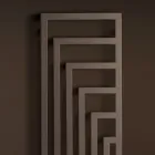 Elektrischer Handtuchwärmer aus Stahl mit modernem Design Made in Italy - Potentia Viadurini