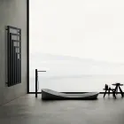 Elektrischer Handtuchwärmer aus Stahl mit modernem Design Made in Italy - Potentia Viadurini