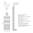 Hydraulischer Handtuchwärmer aus Kohlenstoffstahl Ocker Made in Italy - Tepore Viadurini