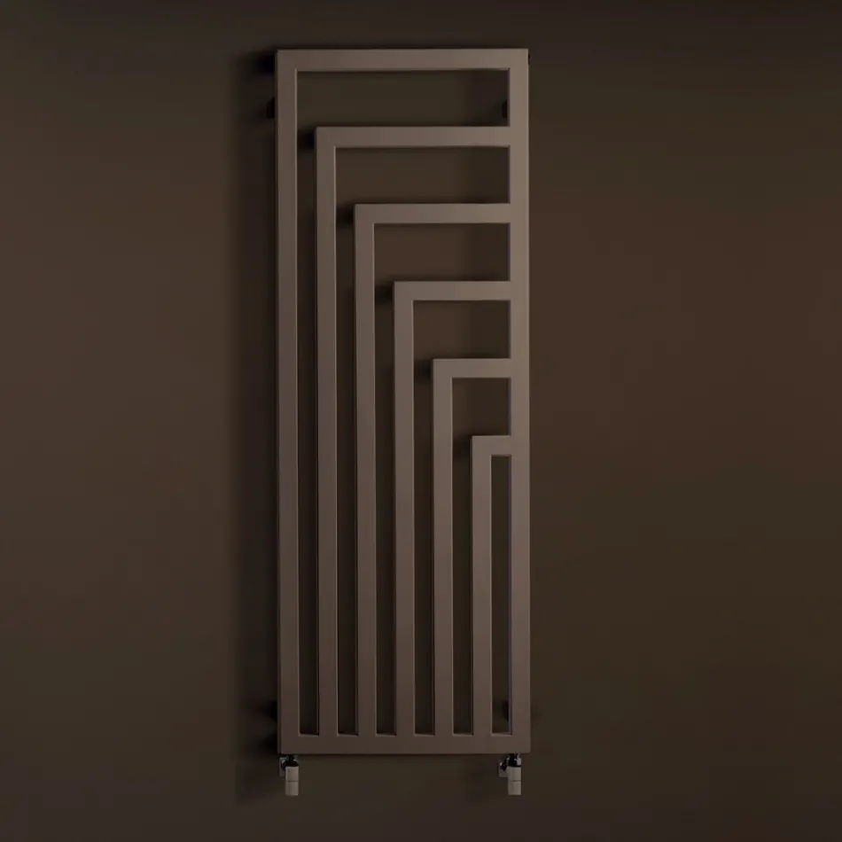 Hydraulischer Handtuchwärmer aus Stahl mit modernem Design Made in Italy - Potentia Viadurini