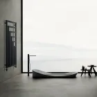 Hydraulischer Handtuchwärmer aus Stahl mit modernem Design Made in Italy - Potentia Viadurini