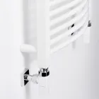 Hydraulischer Handtuchwärmer aus Stahl in verschiedenen Farben Made in Italy - Ibis Viadurini