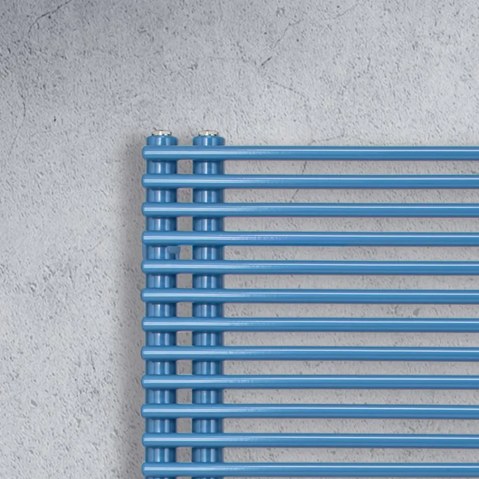 Handtuchwärmer aus Kohlenstoffstahl mit gemischtem System – Erdnüsse Viadurini