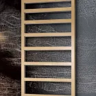 Gemischter Handtuchwärmer mit einfachen Linien aus Stahl, hergestellt in Italien – Pistazie Viadurini