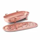 Tisch Chafing Dish für Kupfertöpfe Made in Italy 45x23 cm - Mariaelena Viadurini