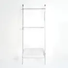 Weiße Handtuchleiter aus Plexiglas, hergestellt in Italien – Jamira Viadurini