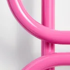 Runde hydraulische Handtuchwärmerleiter aus farbigem Stahl, Made in Italy - Kette Viadurini