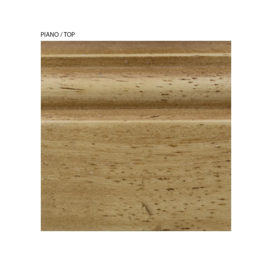 Schuhregal aus furniertem Toulipier-Holz, hergestellt in Italien – Visnus Viadurini