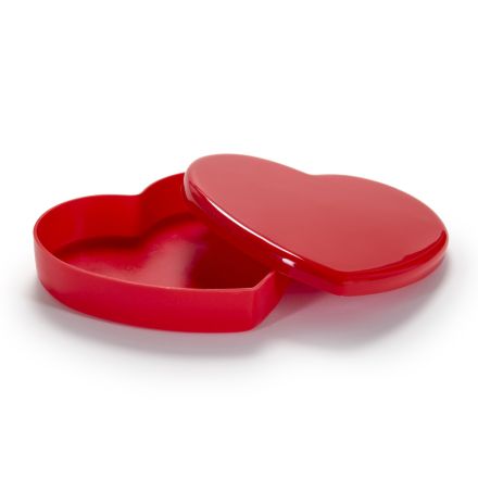 Plexiglas-Aufbewahrungsbox in Herzform Made in Italy - Heartbox Viadurini